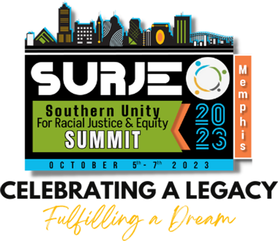 surje summit logo celebrating a legacy