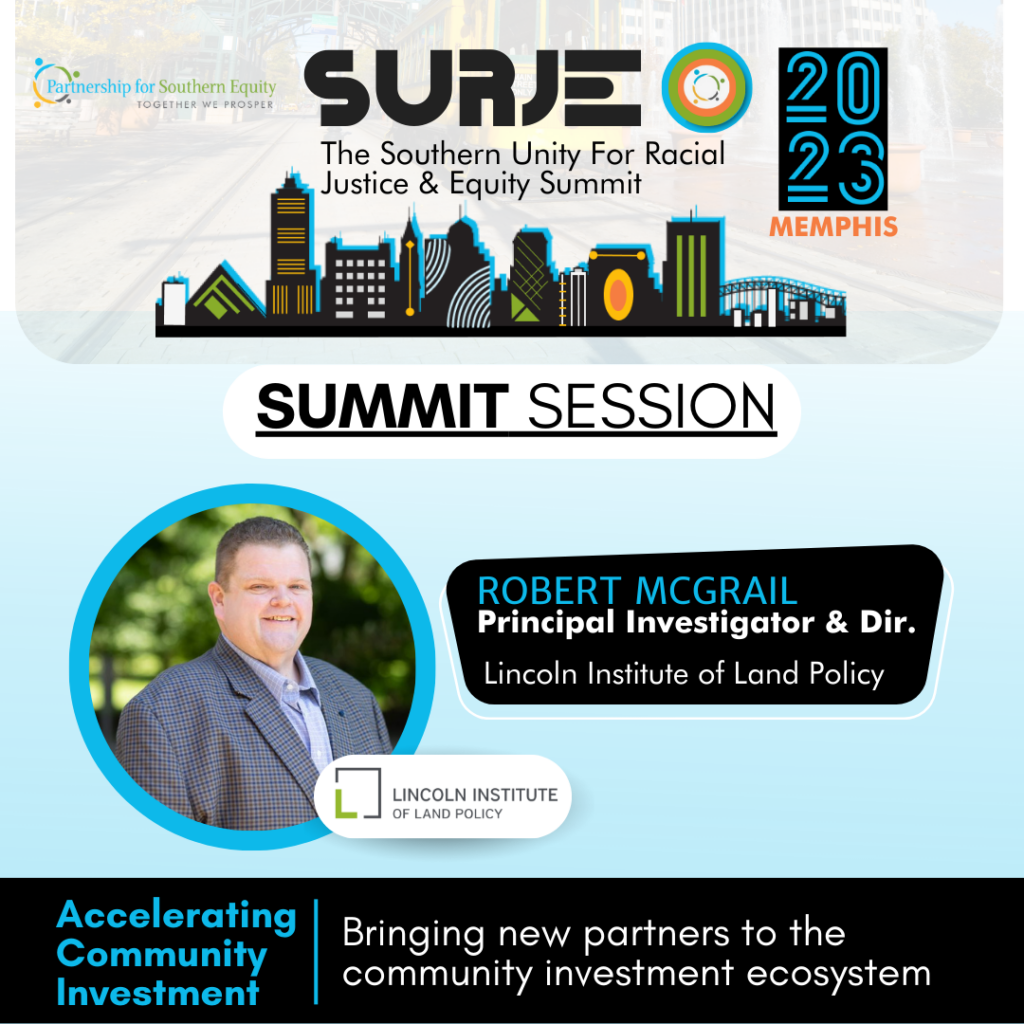 Partnership for Southern Equity SURJE Summit session